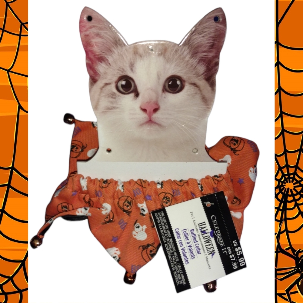 🎈👻HALLOWEEN Pet Ruffled Collar